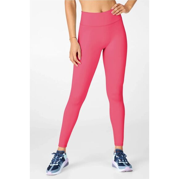 Fabletics Motion 365 Womens‎ Leggings Size Small Pink Active Yoga Gym Athleisure - Picture 1 of 11